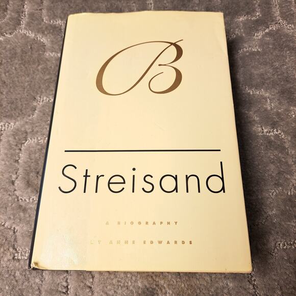 Streisand by Anne Edwards 1997 VTG BIOGRAPHY HARDBACK BOOK Barbra First edition - Picture 1 of 10